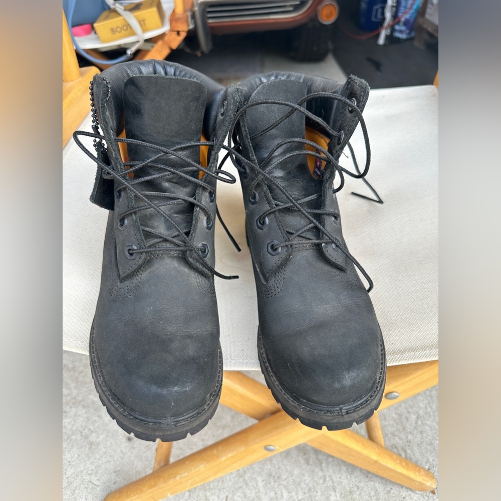 Timberland 6-Inch Boot Black Size 7